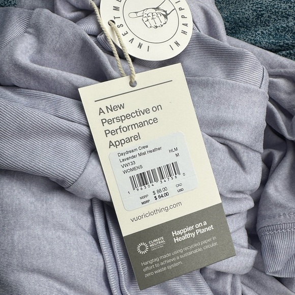 Vuori Daydream Crew Lavender Mist Heather - Picture 2 of 2